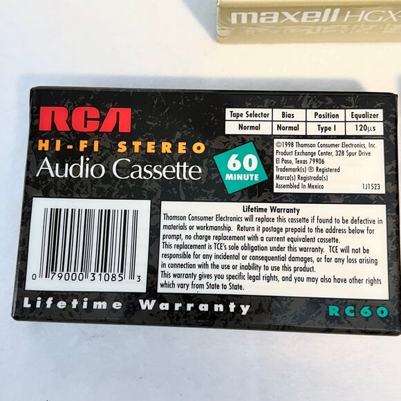 Vintage Recordable Blank Audio/Video Cassette Tapes Bundle - Picture 5 of 6